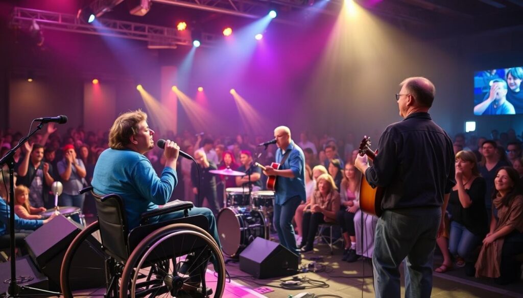 Musisi kolaborasi dengan penyandang disabilitas dalam konser