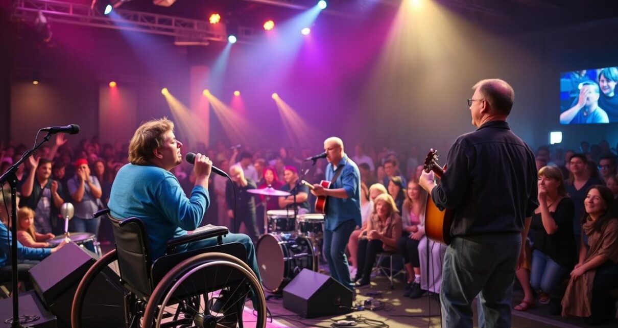 Musisi kolaborasi dengan penyandang disabilitas dalam konser