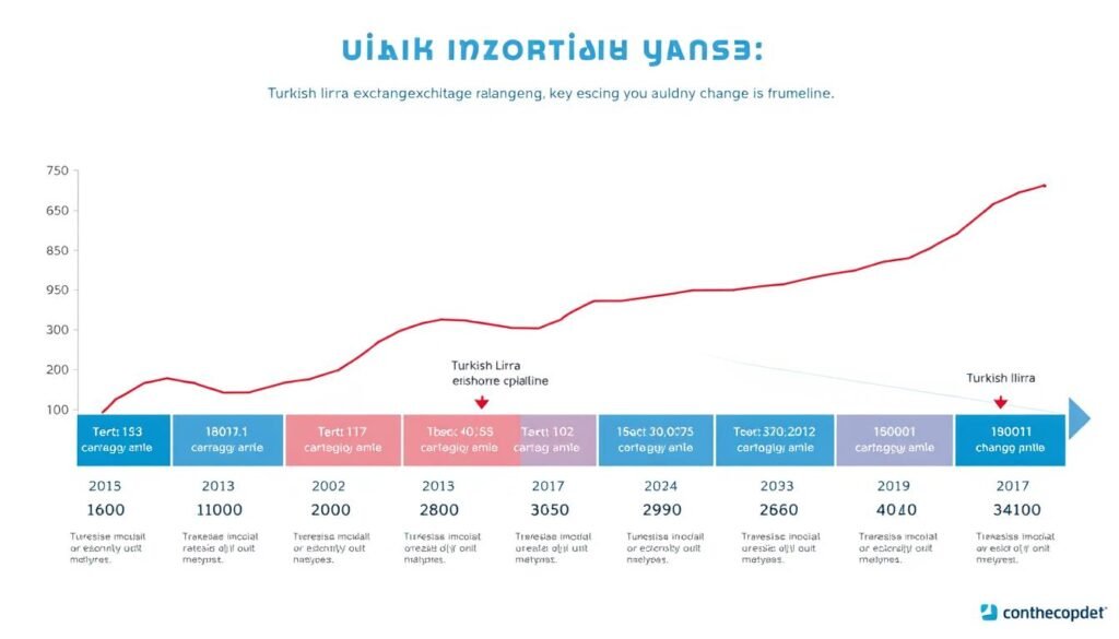 Grafik perubahan nilai Lira Turki dan kebijakan ekonomi pasca-2018 Grafik perubahan nilai Lira Turki dan kebijakan ekonomi pasca-2018