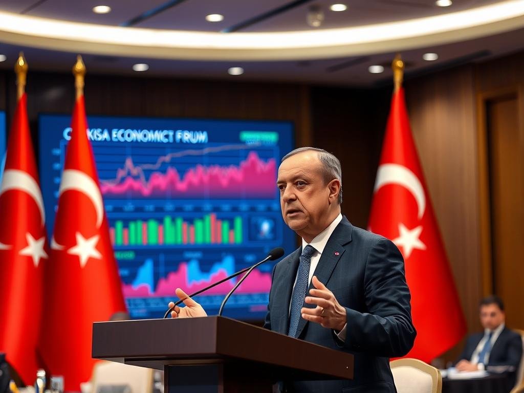 Presiden Recep Tayyip Erdogan dalam forum ekonomi internasional Presiden Recep Tayyip Erdogan dalam forum ekonomi internasional