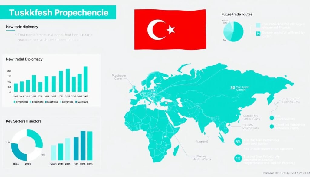 Visualisasi proyeksi pertumbuhan ekonomi Turki dan jalur perdagangan baru Visualisasi proyeksi pertumbuhan ekonomi Turki dan jalur perdagangan baru