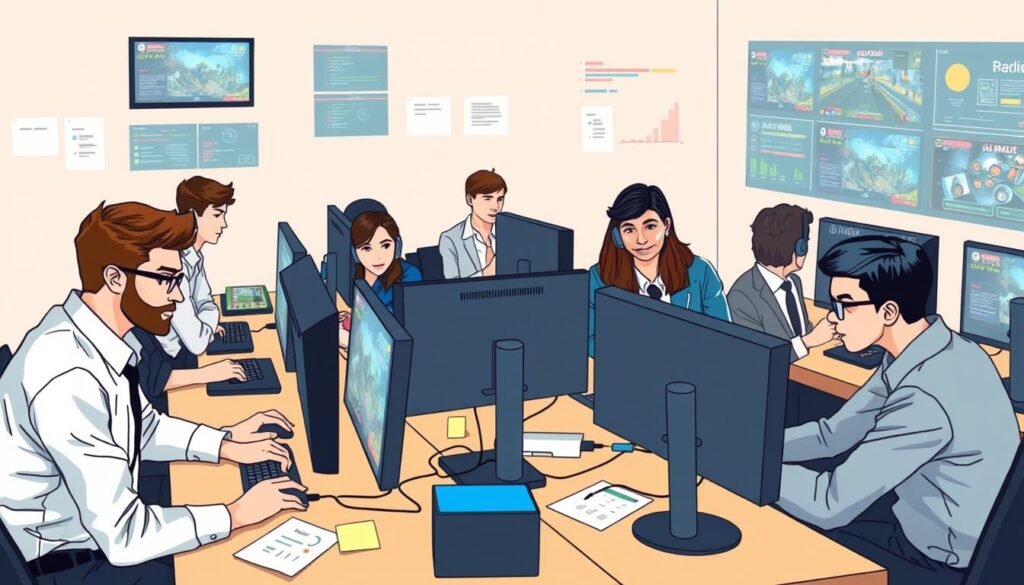 Ilustrasi pengujian game